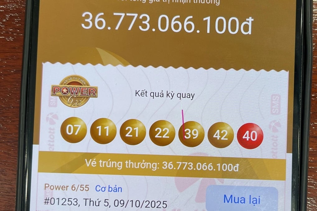 Người trúng Vietlott gần 37 tỷ đồng: Gia đình tôi mất ngủ cả đêm - 1