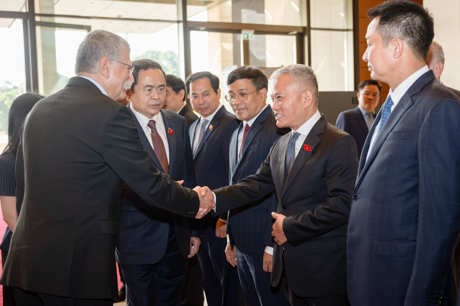 Chủ tịch Quốc hội Trần Thanh Mẫn chủ trì lễ đón Chủ tịch Quốc hội Hungary - 7