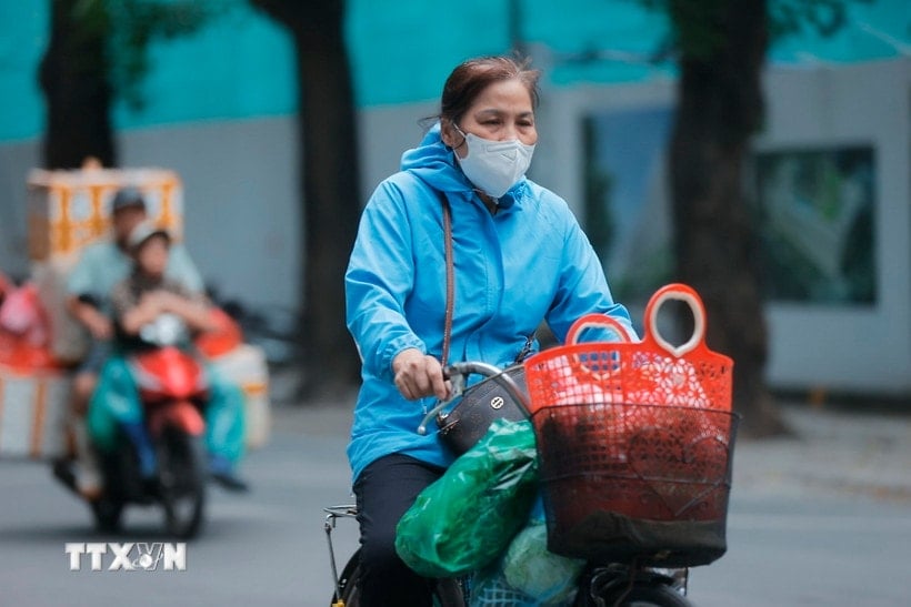 Die Luftqualität in Hanoi ist durchschnittlich. (Quelle: VNA)