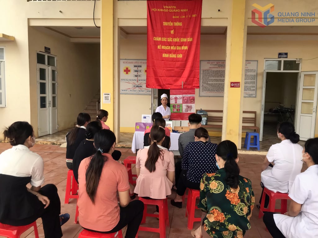 Provinsiell familieplanleggingsforening fremmer reproduktiv helse og likestilling i Quang Lam kommune