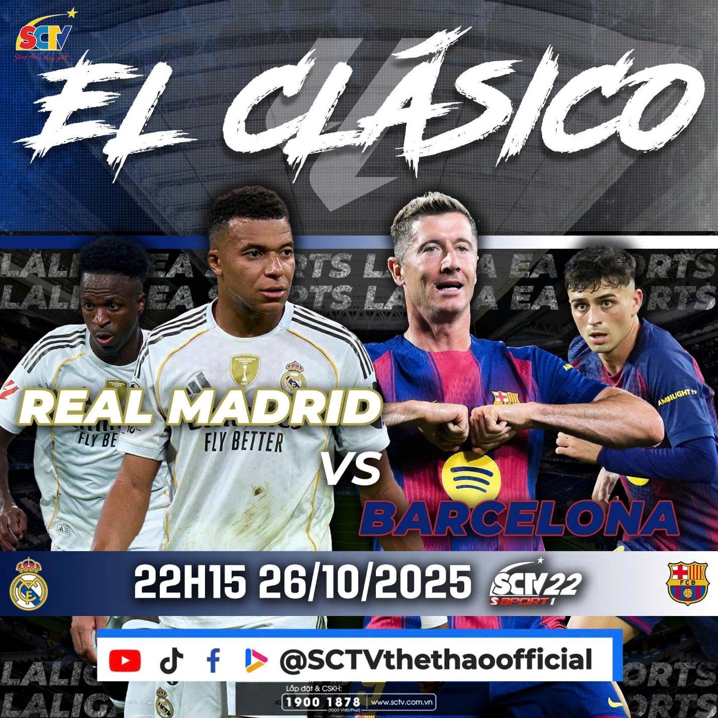 El Clásico 2025/26: "Cuộc chiến vương quyền" tại Santiago Bernabéu - Ảnh 2.