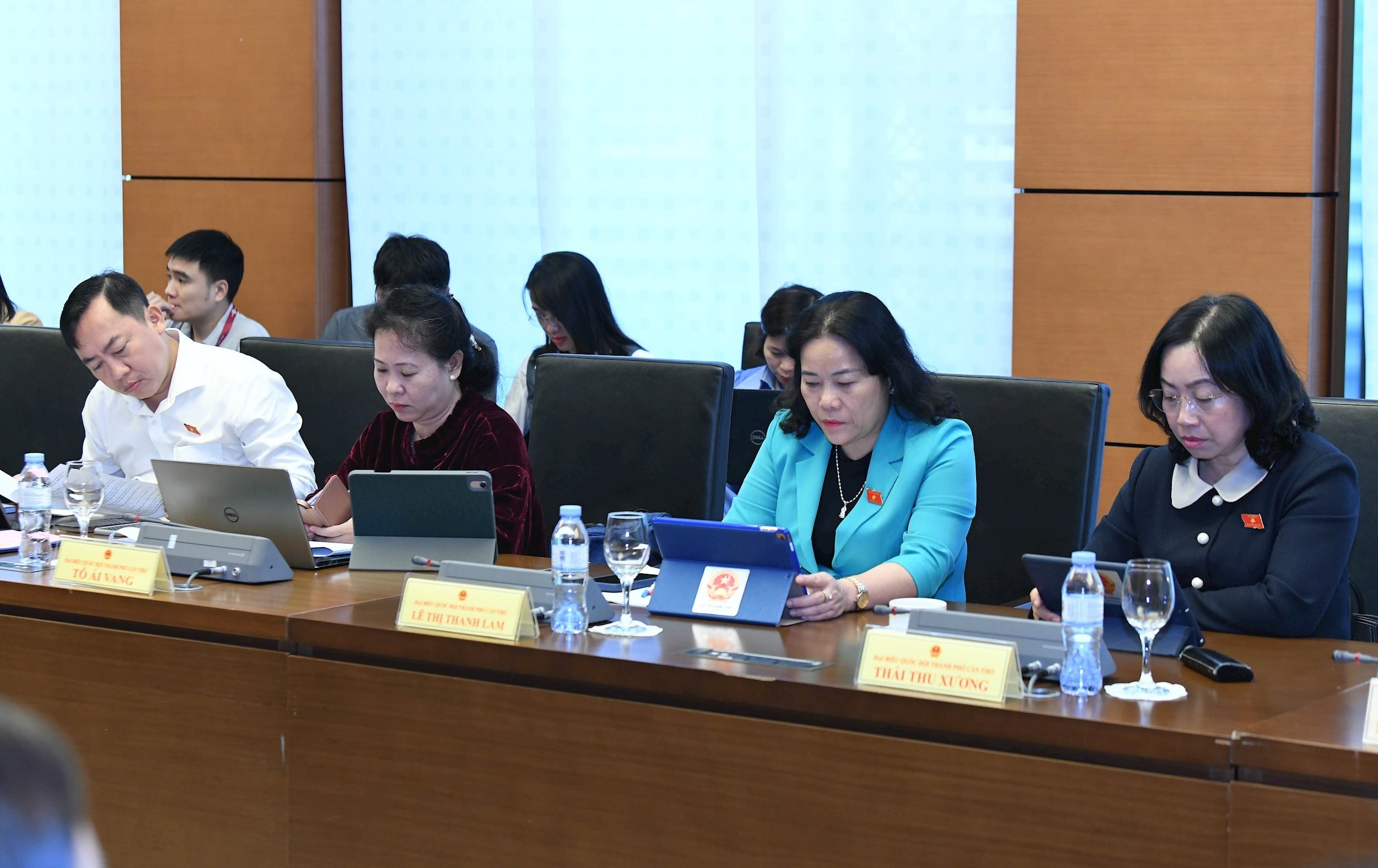 Delegates at discussion session group 11 (Can Tho city, Dien Bien)