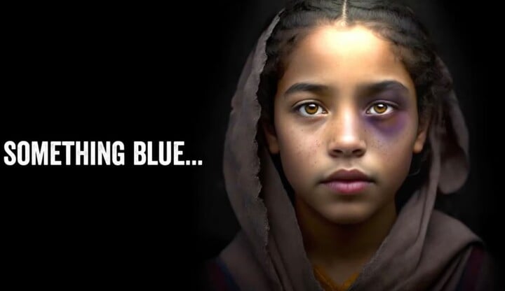 KI-generiertes Bild aus der Anti-Kinderehe-Kampagne 2023 der Wohltätigkeitsorganisation Plan International, deren Ziel der Schutz der Privatsphäre und Würde von Mädchen ist. (Foto: Plan International)