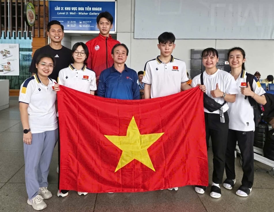 Taekwondo Việt Nam chính thức lên đường tham dự Đại hội thể thao Trẻ châu Á lần thứ 3 - Ảnh 1.