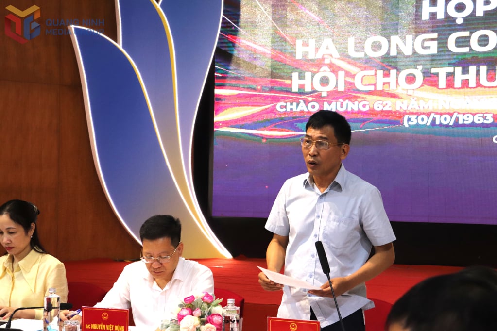 Lãnh đạo Sở Công thương thông tin về Hội chợ OCOP Quảng Ninh - Thu Đông 2025.