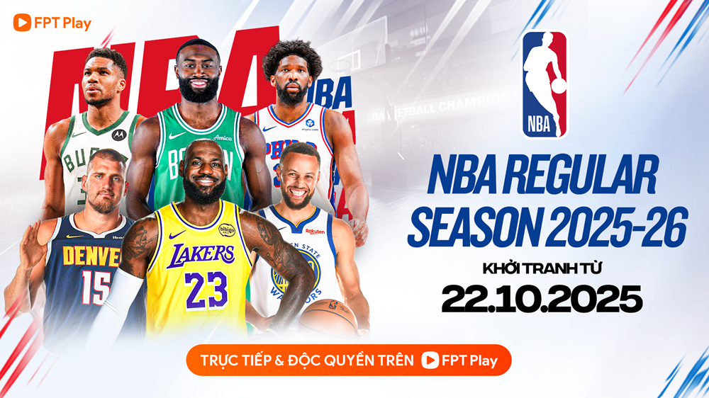 FPT Play vlastní autorská práva k základní části NBA 2025/26: Nejvyšší soutěž se oficiálně vrací - foto 1