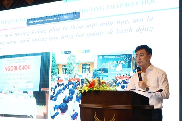 'Biến mỗi học sinh thành một đại sứ môi trường đích thực' - Ảnh 2.