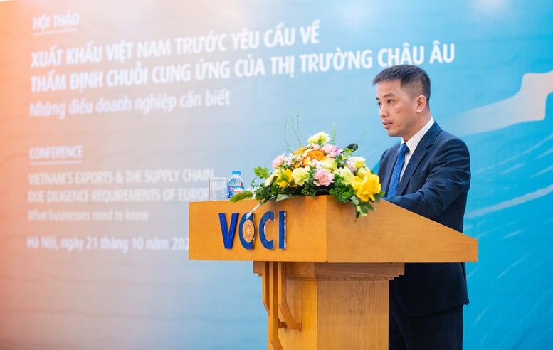 Vietnamese bedrijven moeten zich aanpassen aan de Europese 'test' van de toeleveringsketen - Foto 1. Doanh nghiệp Việt cần thích ứng trước 'bài kiểm tra' chuỗi cung ứng của châu Âu- Ảnh 1.