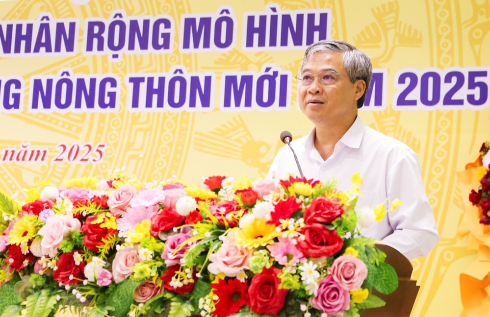 
Phó Chủ tịch UBND tỉnh- Châu Văn Hòa phát biểu tại hội nghị.