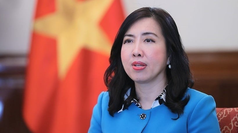 Ministrul adjunct de externe Le Thi Thu Hang. (Foto: An Dang/VNA)