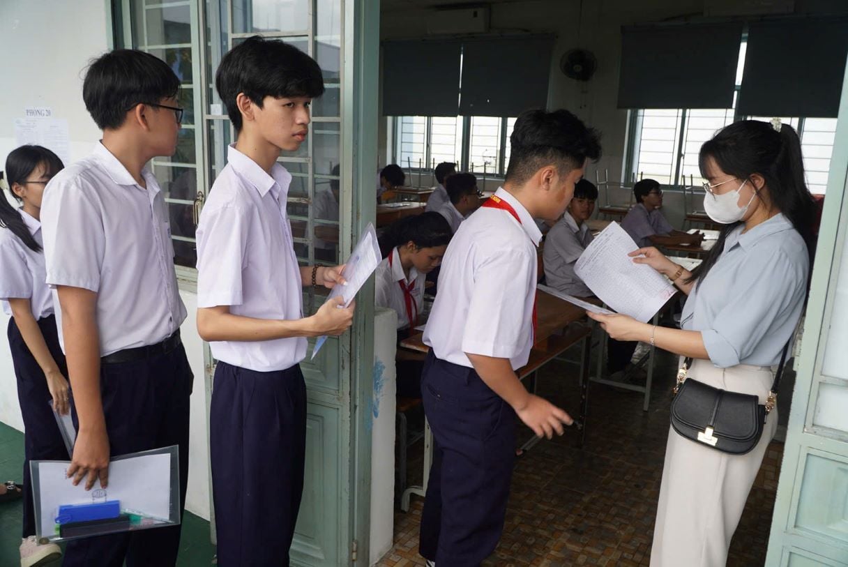 Ho Chi Minh-staden tillkännager strukturen för inträdesprovet för årskurs 10