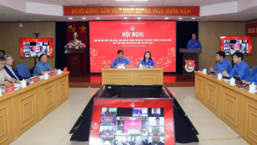 El camarada Bui Quang Huy, miembro suplente del Comité Central del Partido y Primer Secretario de la Unión Central de la Juventud presidió la Conferencia.