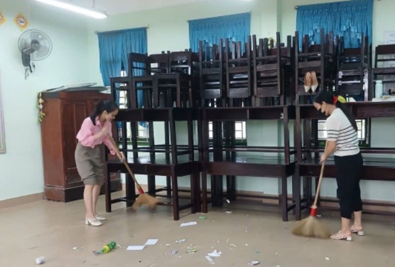 Підвищення рівня припливів спричинило повені, тисячі учнів у Хюе залишаються вдома і не ходять до школи -0