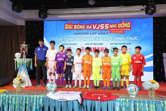 Chuẩn bị khởi tranh Giải Bóng đá VJSS nhi đồng TP HCM - Yamaha Cup 2025 - Ảnh 3.