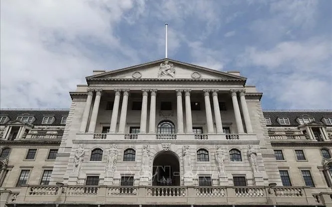 Bank of Englands huvudkontor i London. Foto: Getty Images/TTXVN Trụ sở Ngân hàng Trung ương Anh ở London. Ảnh: Getty Images/TTXVN