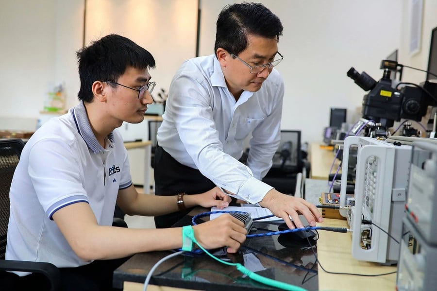 Laboratorul de microcipuri de la Universitatea de Tehnologie, Universitatea Națională din Vietnam, orașul Ho Chi Minh. Fotografie: HCMUT.