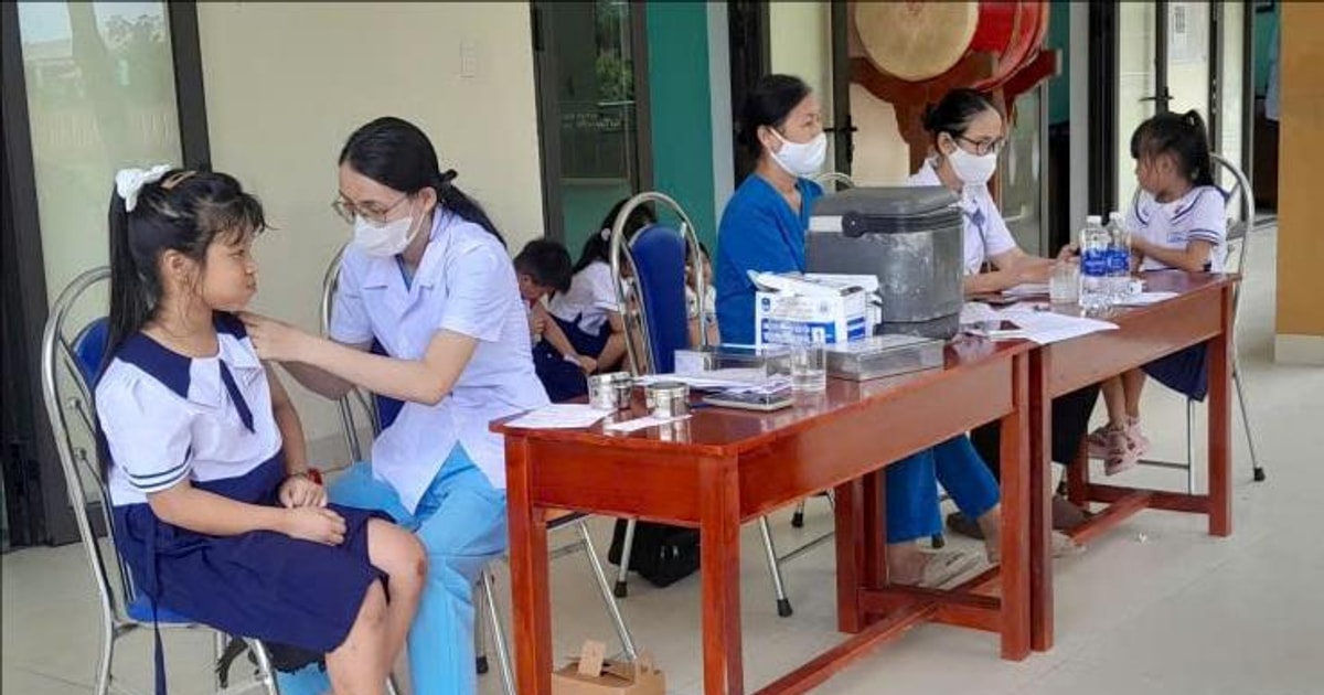 Đà Nẵng triển khai tiêm vắc-xin uốn ván - bạch hầu cho hơn 35.000 trẻ 7 tuổi