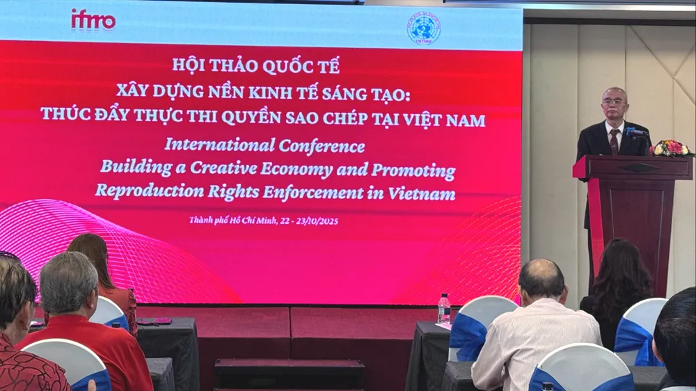 Internationell workshop “Att bygga en kreativ ekonomi: Främja upphovsrättsskydd i Vietnam”