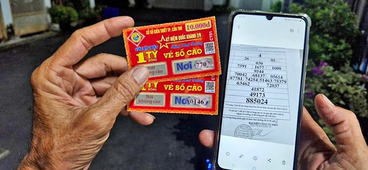 Hé lộ doanh thu vé số cào biết kết quả ngay TP.HCM: Bán 9 tháng đủ 'KPI' cả năm - Ảnh 1.