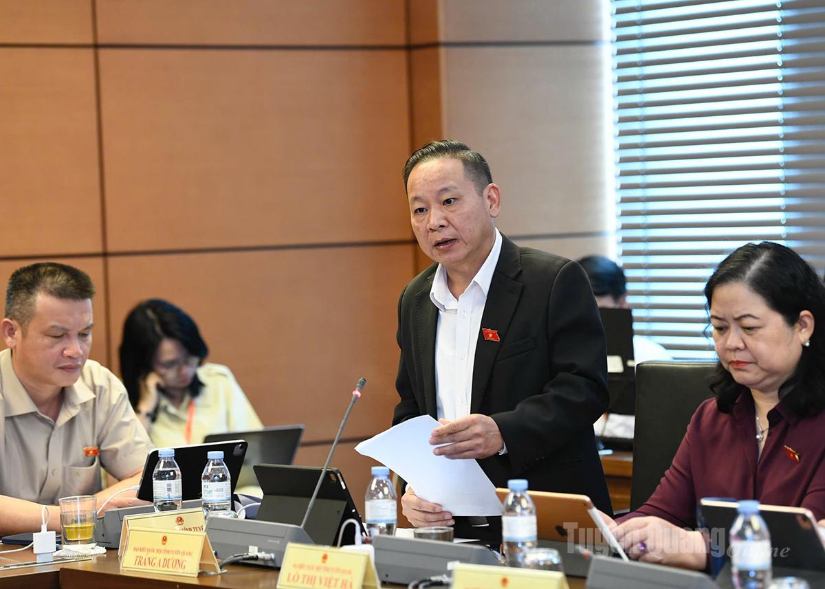 Delegat Trang A Duong ga kommentarer i gruppen.