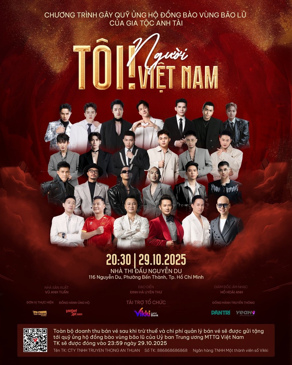 Đêm nhạc Tôi! Người Việt Nam: Mỗi tấm vé ý nghĩa với người dân vùng lũ - 1