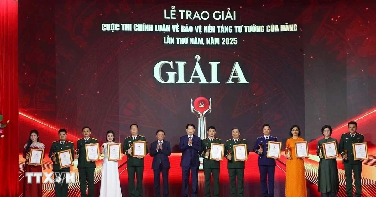 12 tác phẩm đạt giải A Cuộc thi bảo vệ nền tảng tư tưởng của Đảng