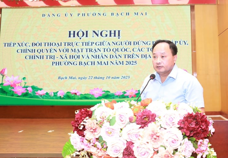 Bach Mai Ward: Dialog, å gripe tak i presserende folks problemer - Foto 7. Phường Bạch Mai: Đối thoại, nắm bắt các vấn đề dân sinh bức xúc- Ảnh 7.