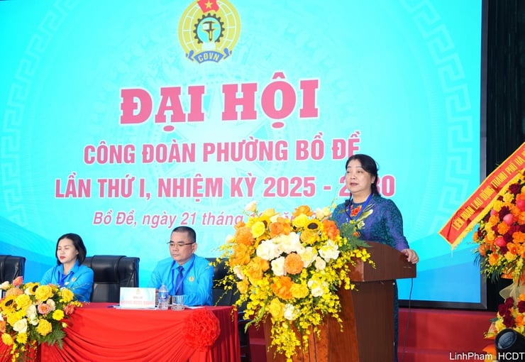 Đại hội Công đoàn phường Bồ Đề lần thứ I: Đổi mới - Đột phá - Phát triển vững mạnh- Ảnh 4. Đại hội Công đoàn phường Bồ Đề lần thứ I: Đổi mới - Đột phá - Phát triển vững mạnh- Ảnh 4.