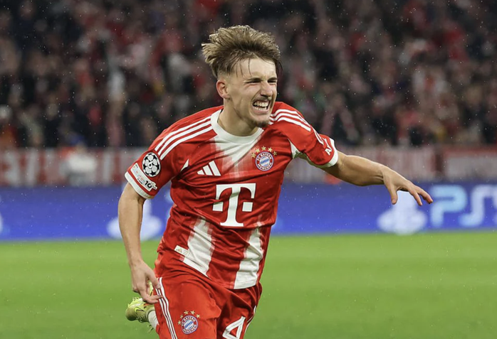 Sao trẻ Lennart Karl tỏa sáng, Bayern Munich thắng nghiền ép Club Brugge - Ảnh 1.