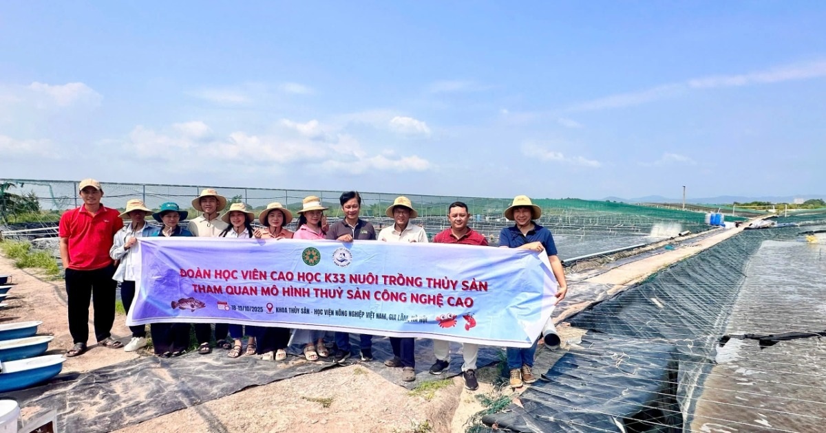 Cao học Nuôi trồng thủy sản: Đào tạo gắn thực tiễn, hướng đến phát triển bền vững