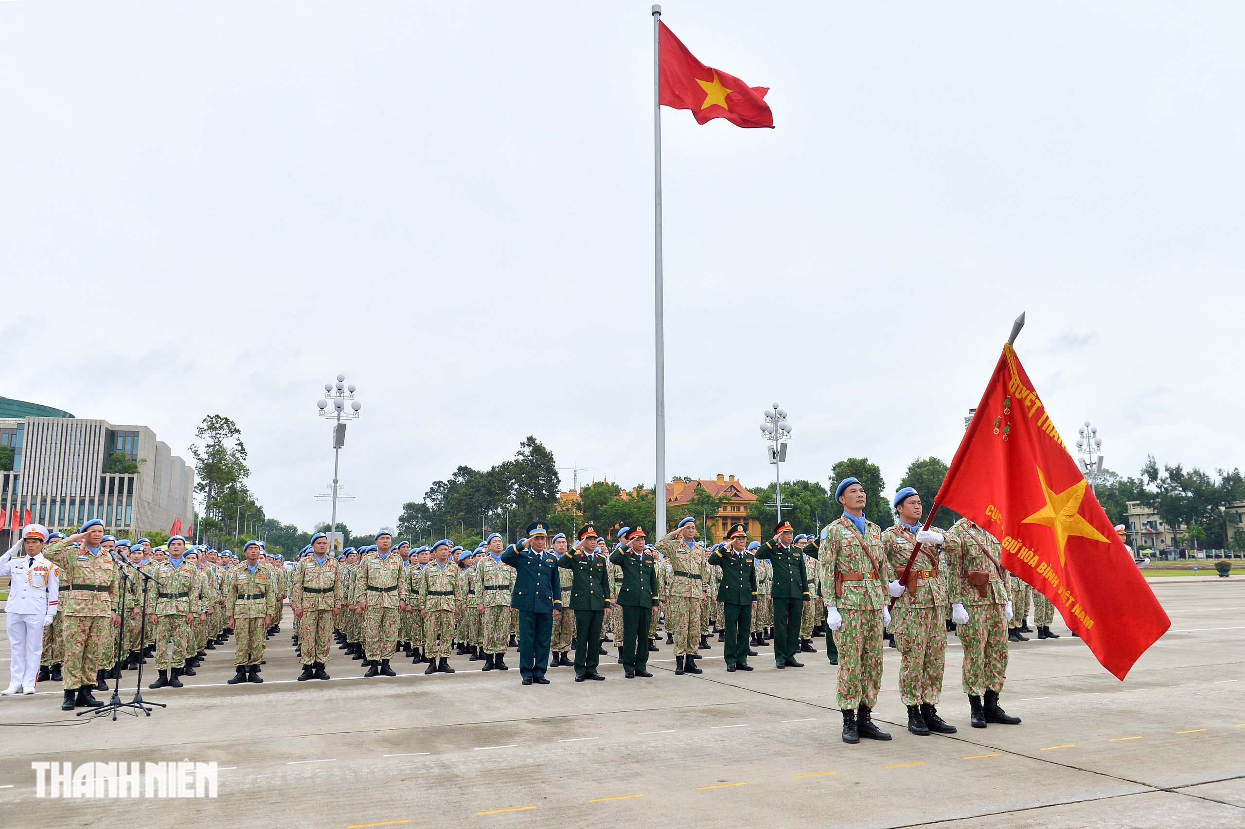 Cục gìn giữ hòa bình Việt Nam báo công dâng Bác Sau nhiệm vụ tại châu Phi - Ảnh 6.
