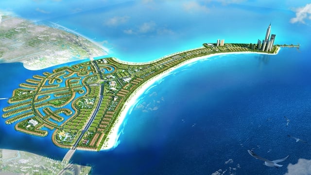 빈홈 그린 파라다이스 프로젝트: 빈그룹의 칸조 해안 침범 초대형 도시 지역 - 사진 2. Dự án Vinhomes Green Paradise: Siêu đô thị lấn biển Cần Giờ của Vingroup - Ảnh 2.