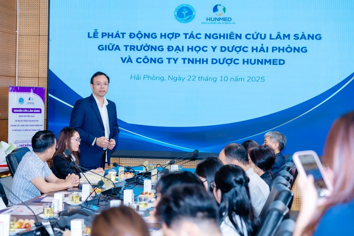 Dược Hunmed triển khai lễ phát động nghiên cứu lâm sàng về TPBVSK BioAmicus Completeoi - Ảnh 2.