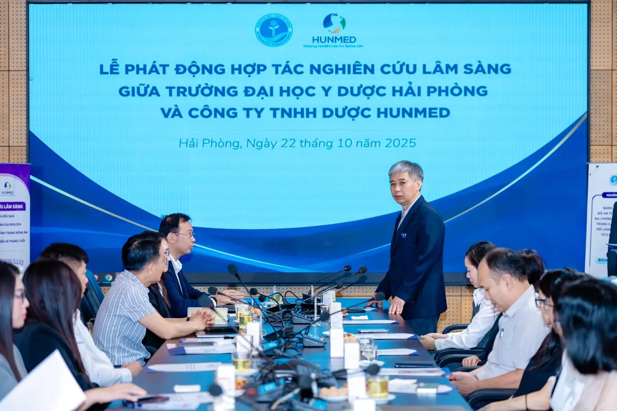 Dược Hunmed triển khai lễ phát động nghiên cứu lâm sàng về TPBVSK BioAmicus Completeoi - Ảnh 3.
