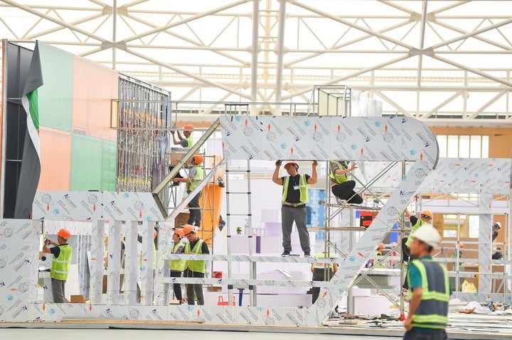 The final steps before the fair takes place.