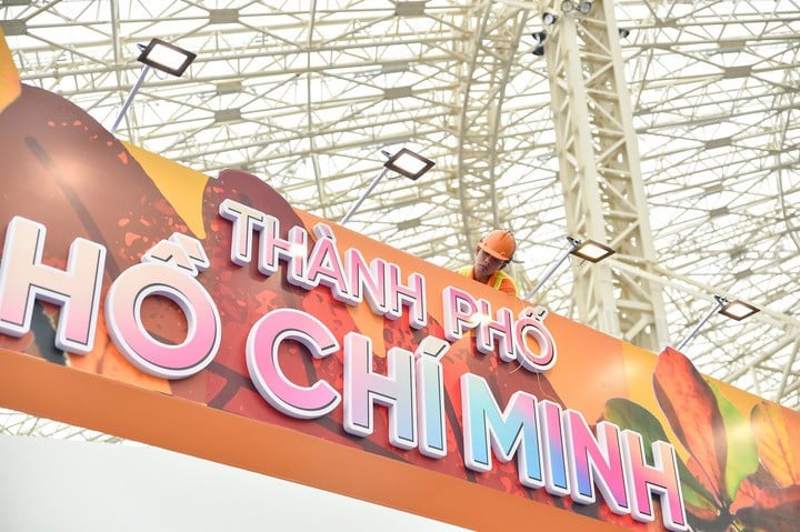 Ho Chi Minh City booth area.