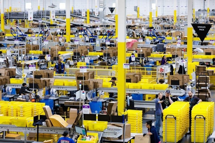 Amazon store area.