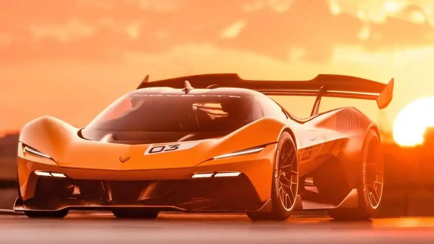 Corvette CX-konceptet – illustration