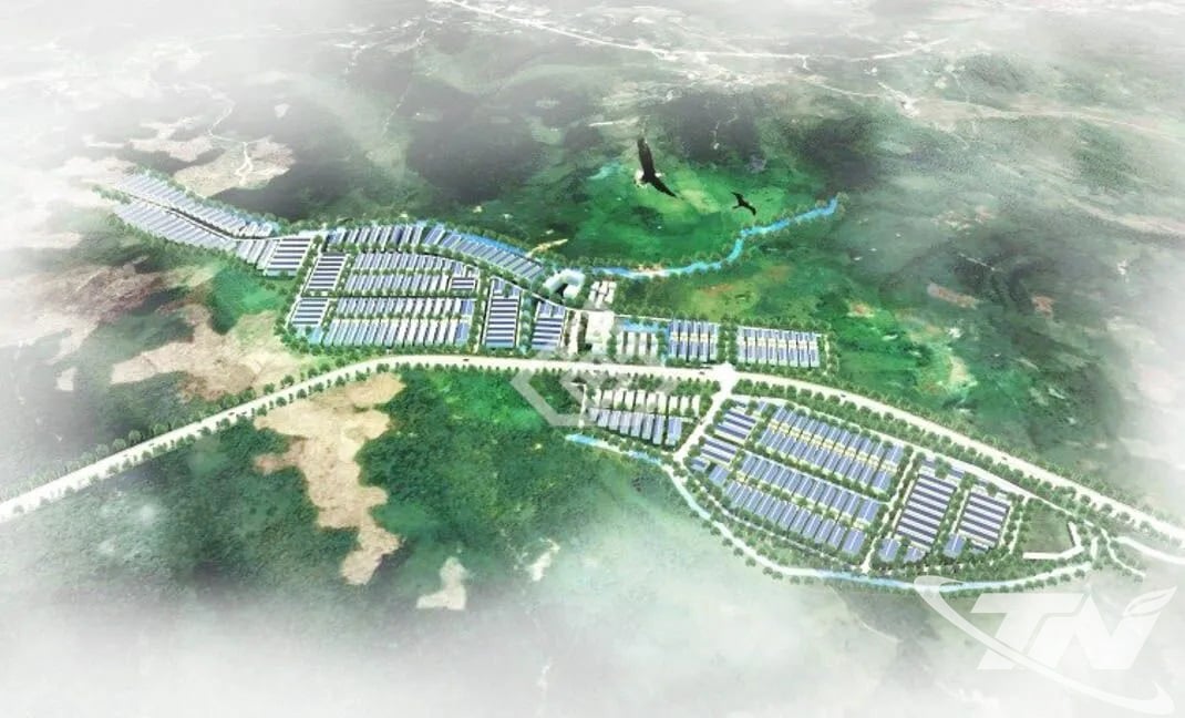 Panorama Taman Perindustrian Quang Chu 2 dengan skala kira-kira 74.4 hektar. Selepas menyiapkan infrastruktur, tempat ini dijangka menarik pelaburan yang kukuh dan mewujudkan pekerjaan untuk kira-kira 10,000 pekerja.