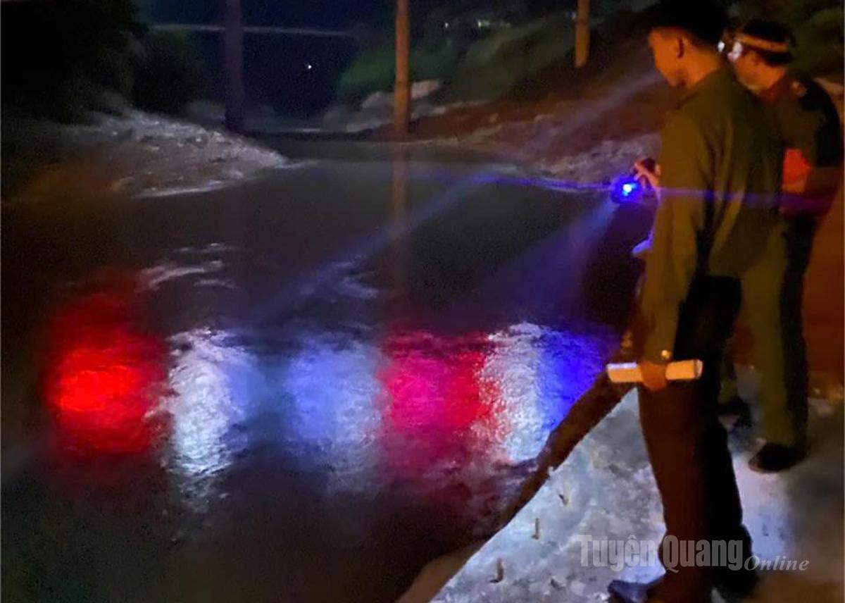Scene of drowning victim