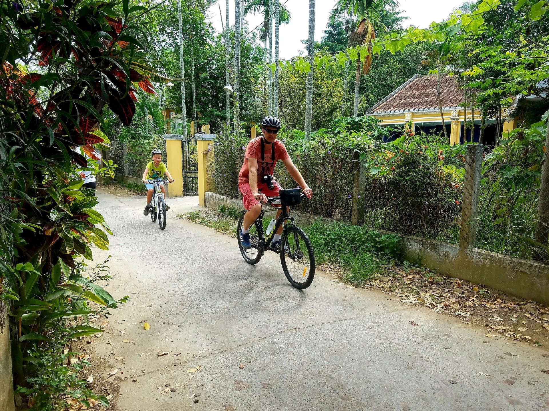 A vila turística comunitária de Triem Tay (Dien Ban) recebeu o Prêmio de Turismo da ASEAN em 2017. Foto: Q.T.