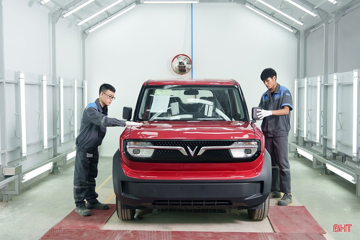 Nhà máy sản xuất ô tô điện VinFast là một trong những động lực quan trọng đóng góp vào tăng trưởng của tỉnh.