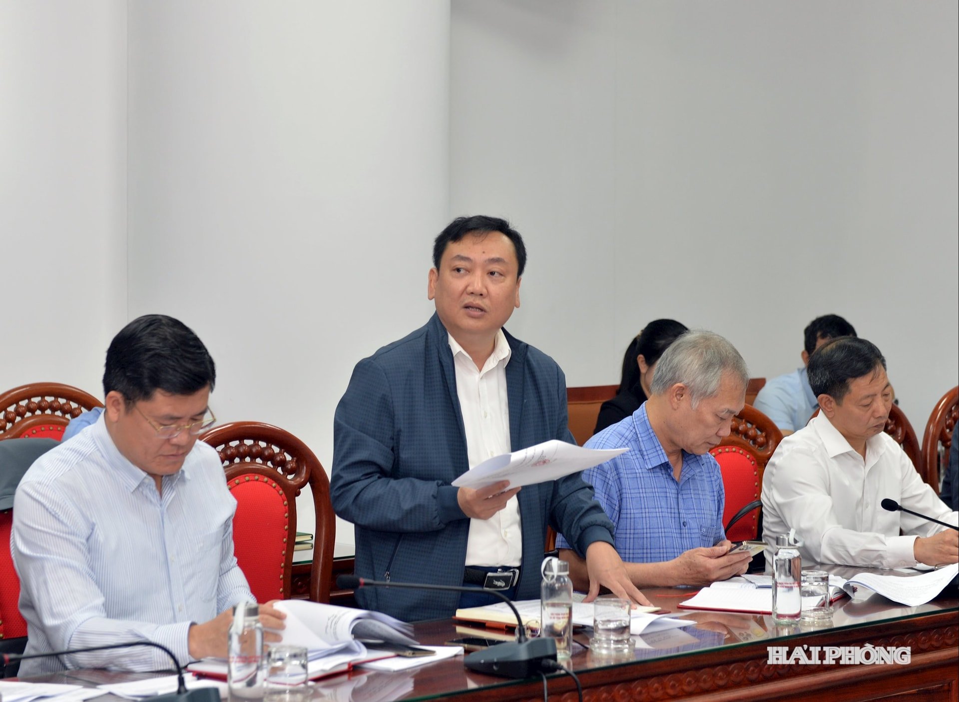 Representative of the Department of Agriculture and Environment reported the content of the review at the conference.