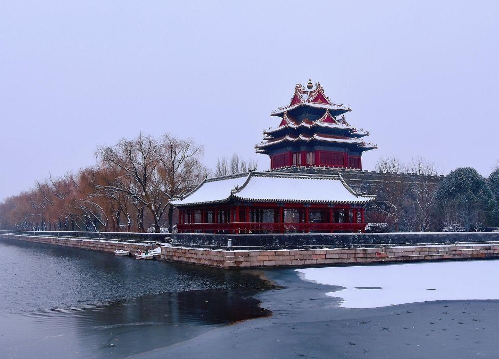 ปักกิ่งมีอากาศสวยงามในฤดูหนาว