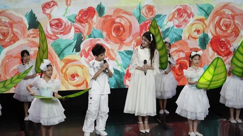 Le système de programmes est déployé comme un écosystème médiatique unifié, visant l'objectif « Pour un Vietnam en bonne santé – Pour une stature vietnamienne ». (Photo : VTV)