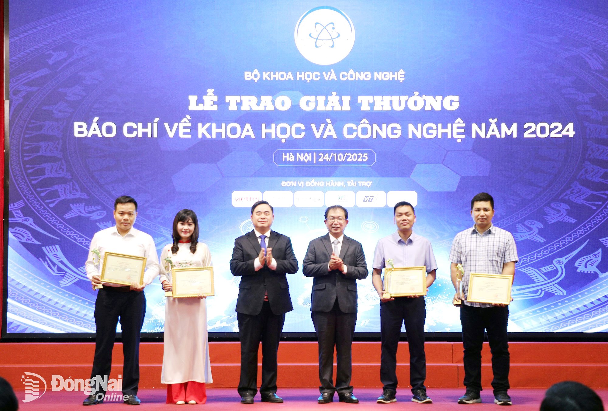 Phóng viên Báo và Phát thanh, Truyền hình Đồng Nai đoạt giải Nhì Giải thưởng báo chí về khoa học và công nghệ 2024