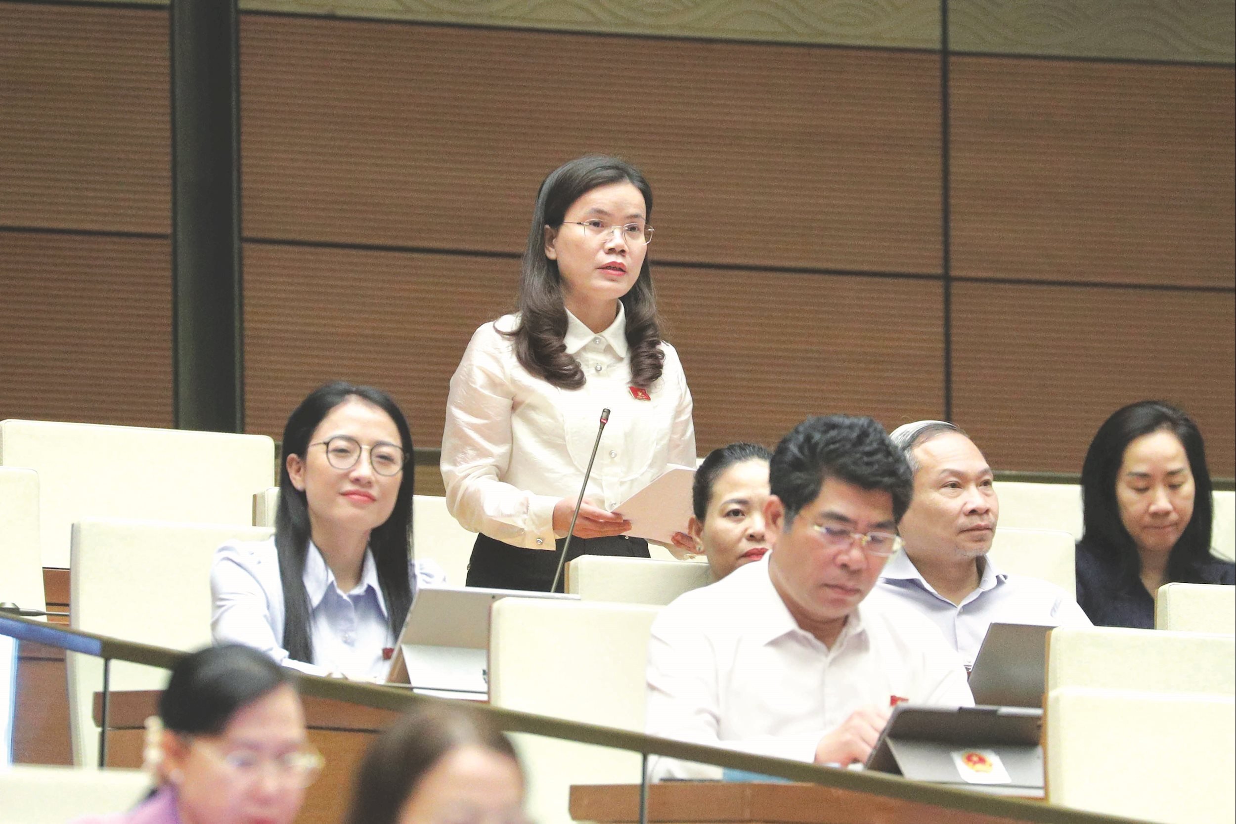 Nationalförsamlingens representant Vu Hong Luyen (Hung Yen)