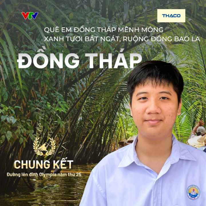 Thí sinh Nguyễn Nhựt Lam. (Ảnh: VTV)