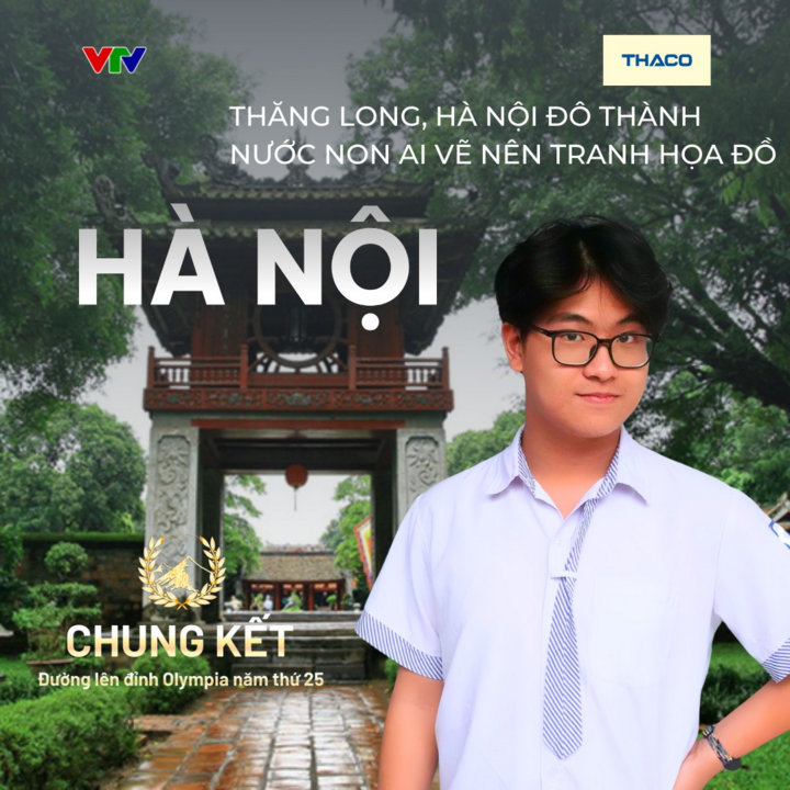 Thí sinh Trần Bùi Bảo Khánh. (Ảnh: VTV)