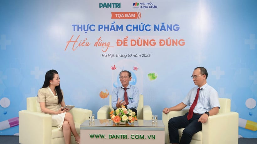 Các chuyên gia tham gia Tọa đàm trực tuyến “Thực phẩm chức năng - Hiểu đúng để dùng đúng”.